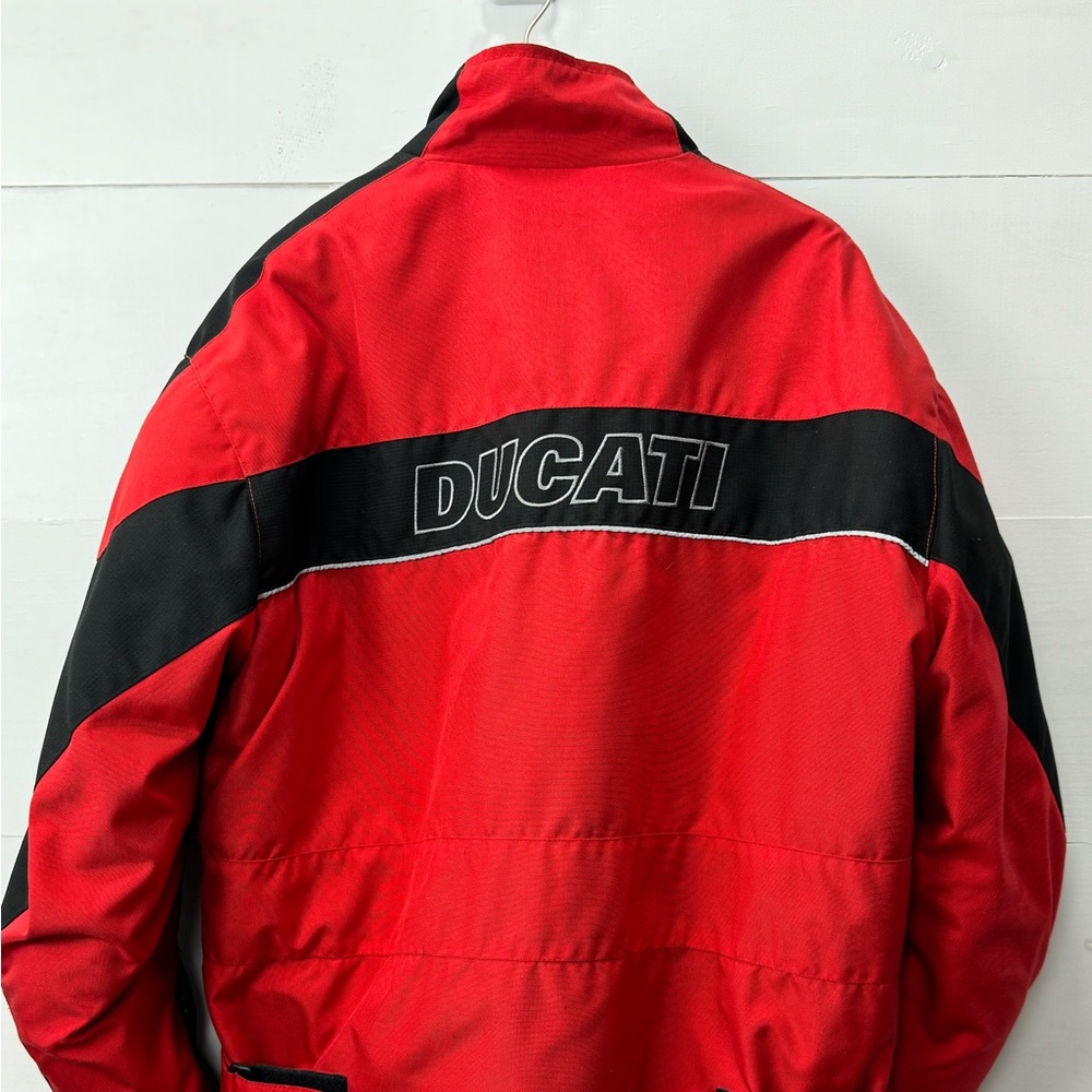 Ducati Corse Performance Mens Waterproof Motorcycle Jacket Removable Padding XL